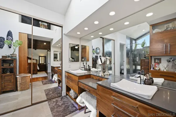 a view of walk in closet