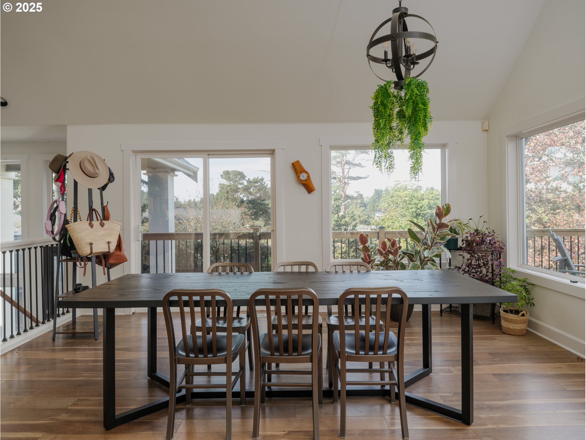 33340 Sunset Beach Road Warrenton, OR 97146 - Photo 14 of 48 a view of a dining room with furniture window and wooden floor