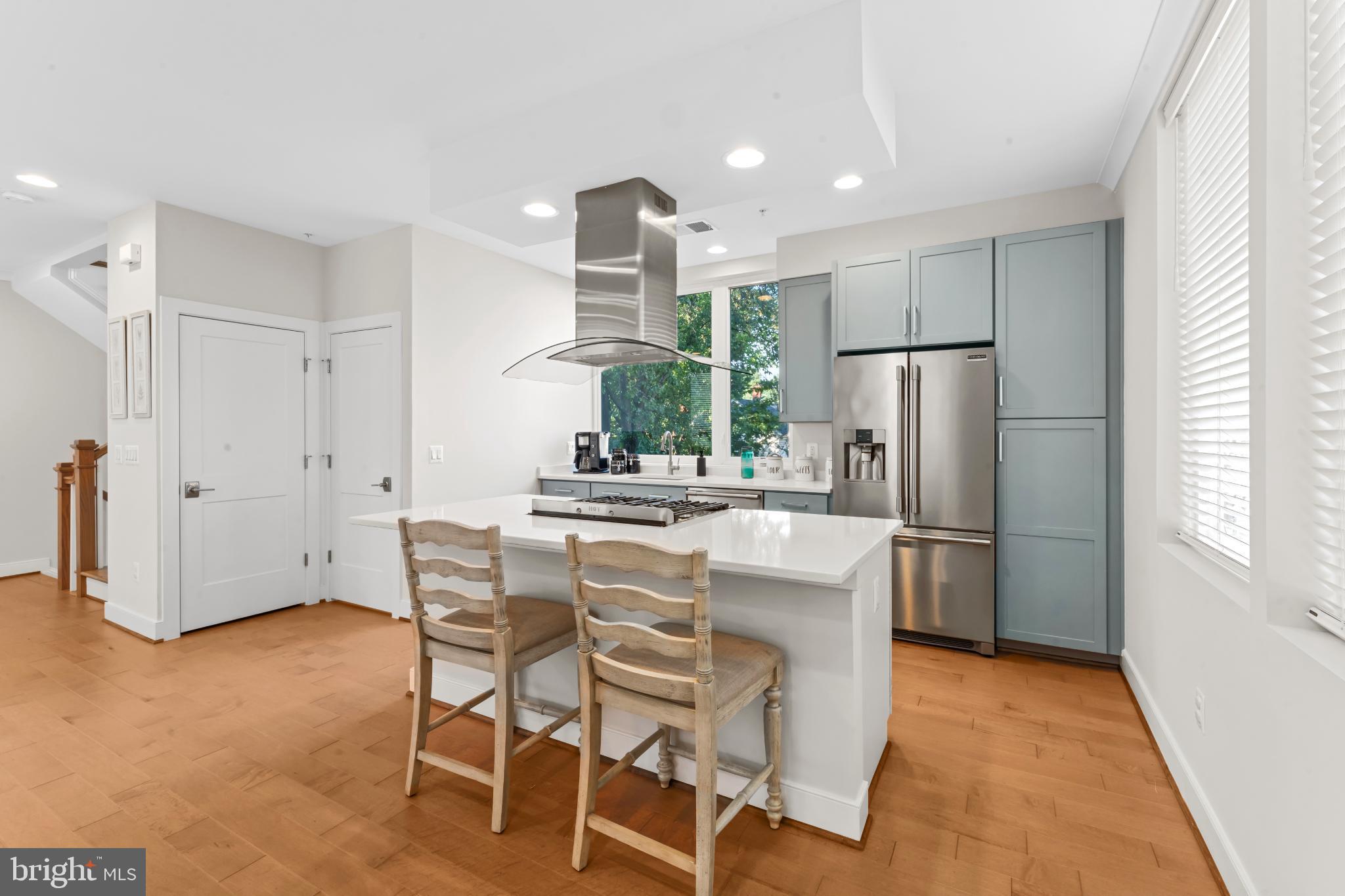 2823 24th Road South Arlington, VA 22206 - Photo 13 of 51 Modern kitchen with sleek design and light.