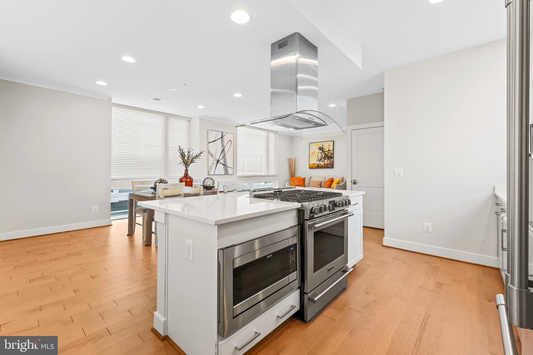 2823 24th Road South Arlington, VA 22206 - Photo 15 of 51 Modern kitchen with sleek design and light.