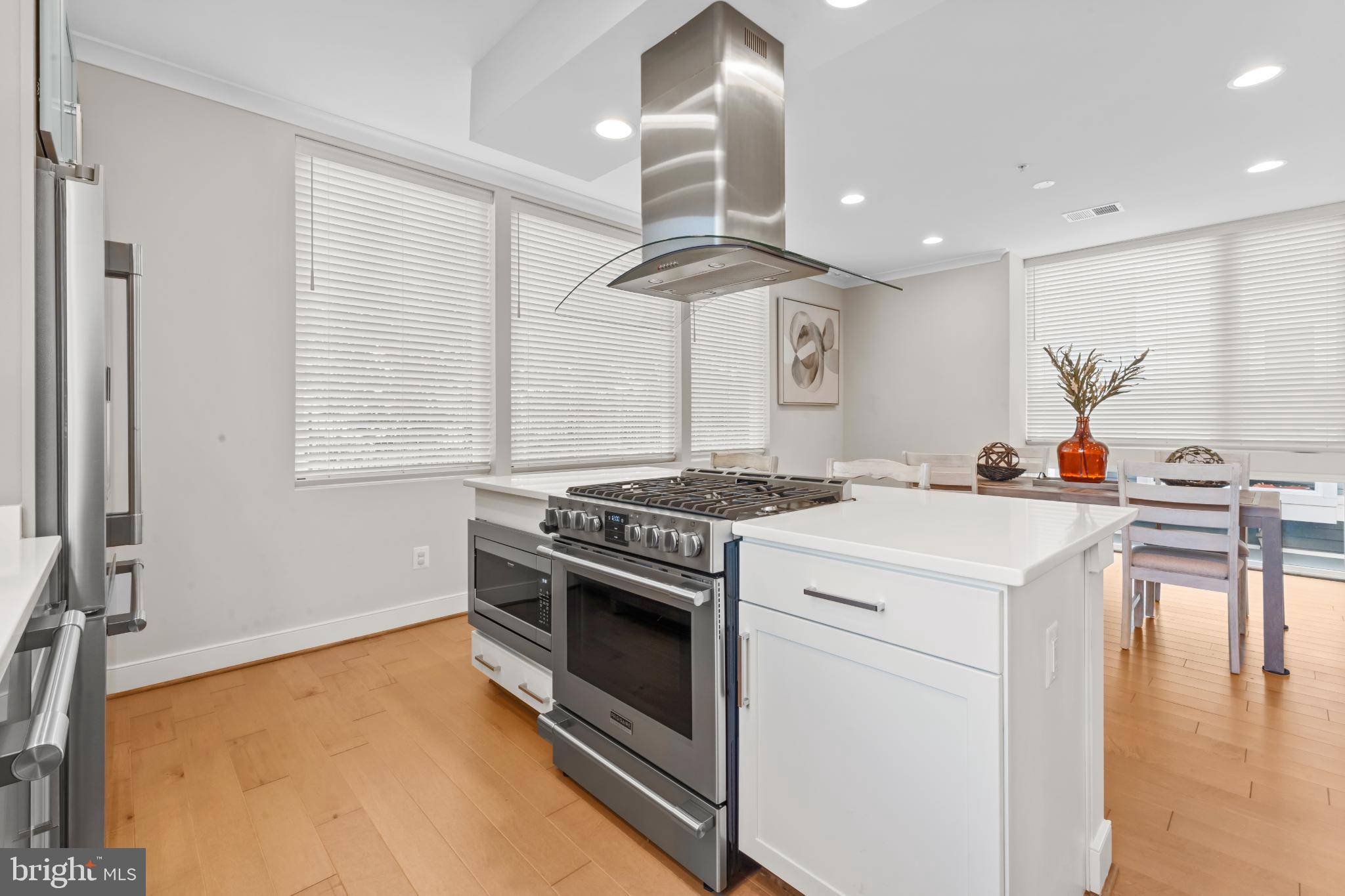 2823 24th Road South Arlington, VA 22206 - Photo 16 of 51 Modern kitchen with sleek design and light.