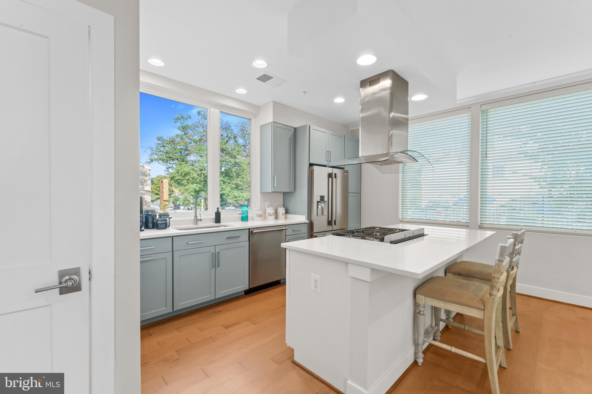2823 24th Road South Arlington, VA 22206 - Photo 17 of 51 Bright and airy modern kitchen oasis.