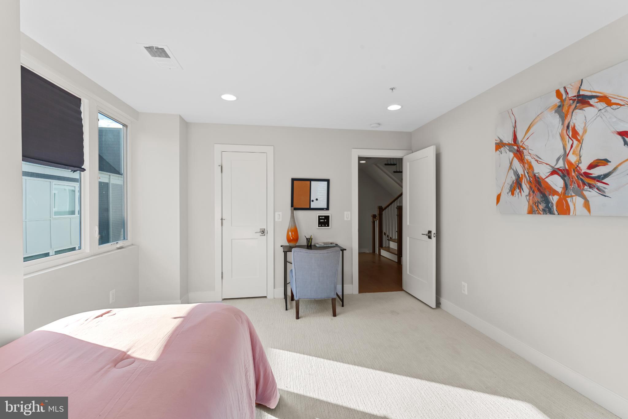 2823 24th Road South Arlington, VA 22206 - Photo 21 of 51 Bright and airy bedroom with modern flair.