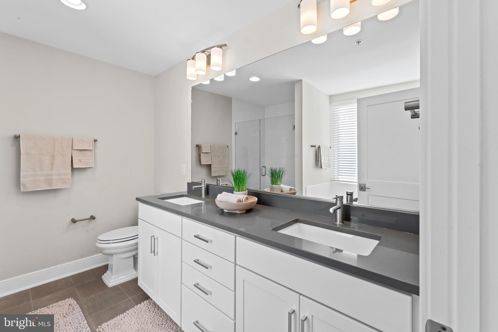 2823 24th Road South Arlington, VA 22206 - Photo 33 of 51 Sleek modern bathroom with elegant finishes.