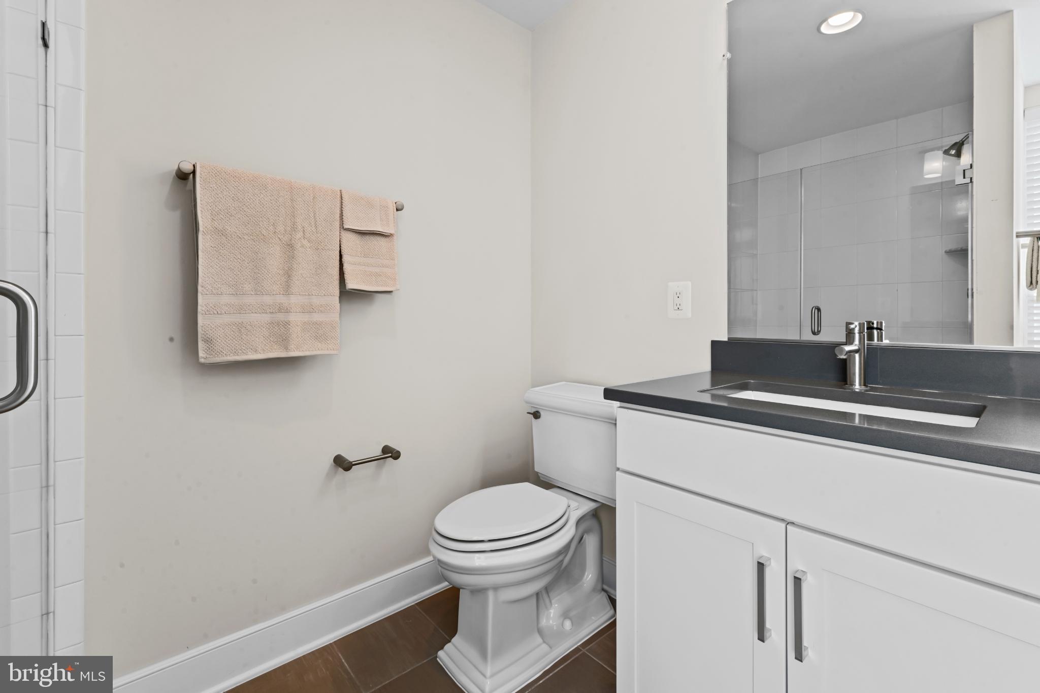 2823 24th Road South Arlington, VA 22206 - Photo 34 of 51 Sleek modern bathroom with elegant finishes.
