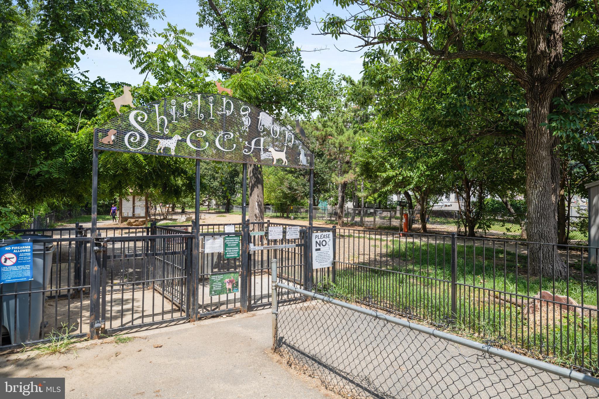 2823 24th Road South Arlington, VA 22206 - Photo 45 of 51 Charming entrance to a community pet park.