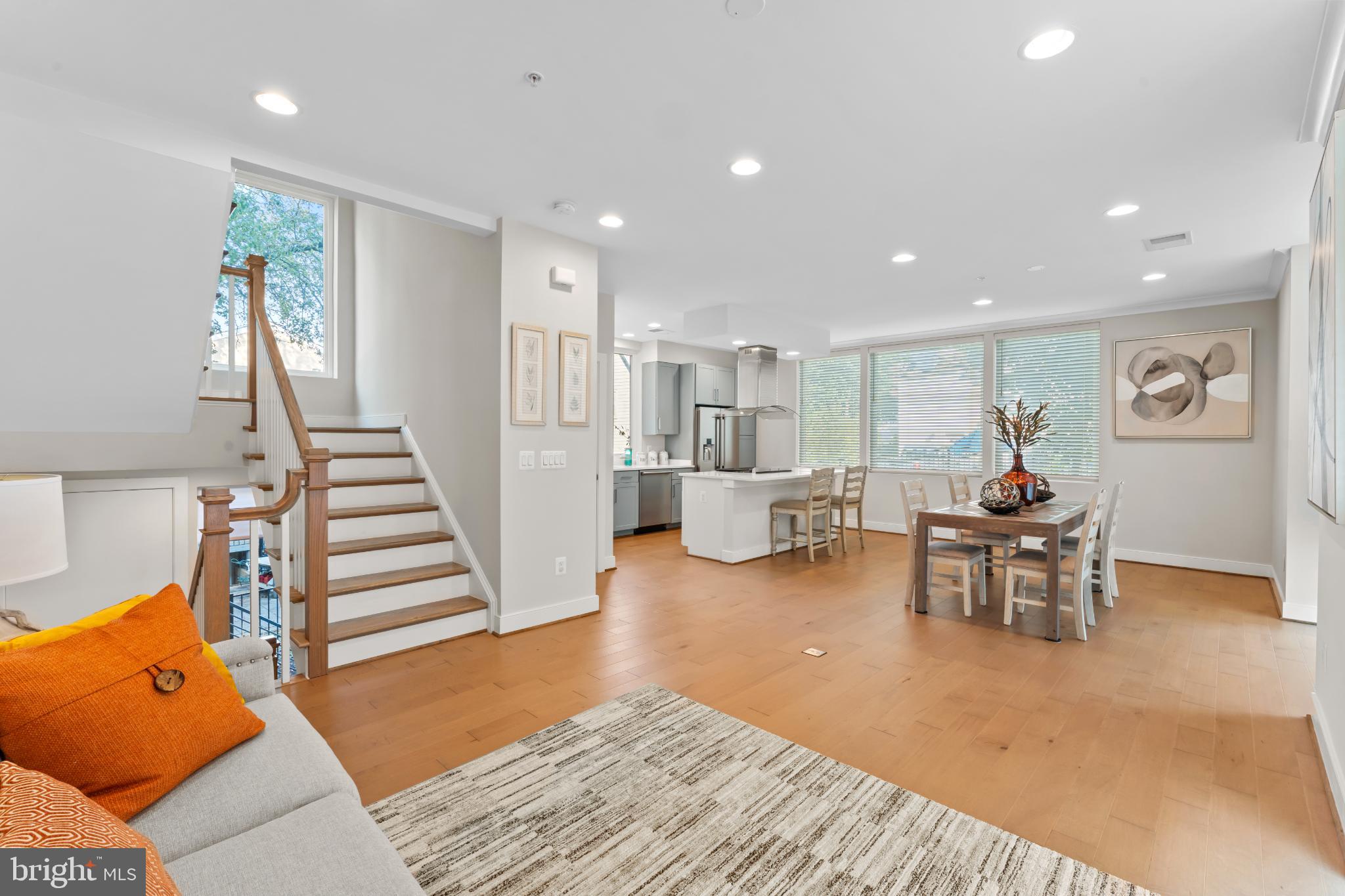 2823 24th Road South Arlington, VA 22206 - Photo 6 of 51 Bright and airy open-concept living space.