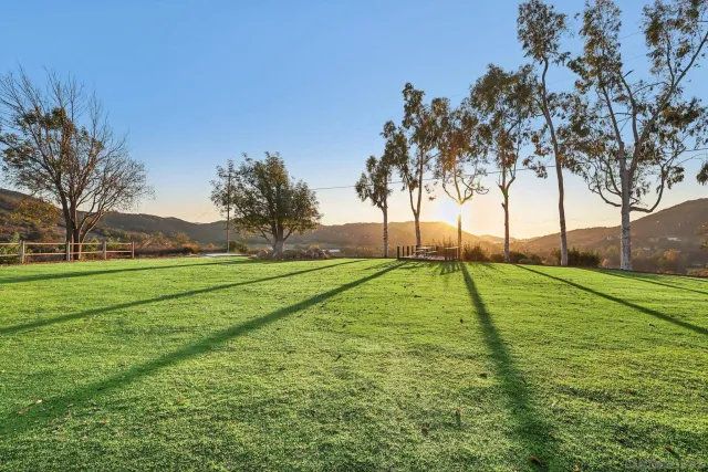 a view of a patio with table and chairs potted plants with wooden floor