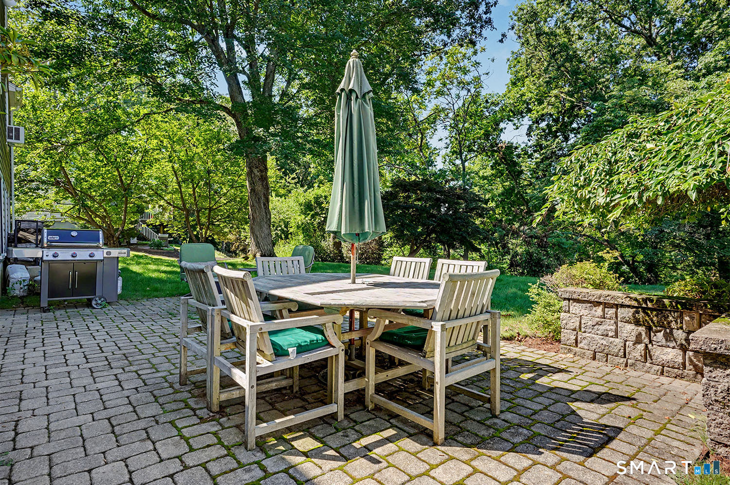 365 Adley Road Fairfield, CT 06825 - Photo 29 of 39 Private Backyard Patio on a .50 acreage