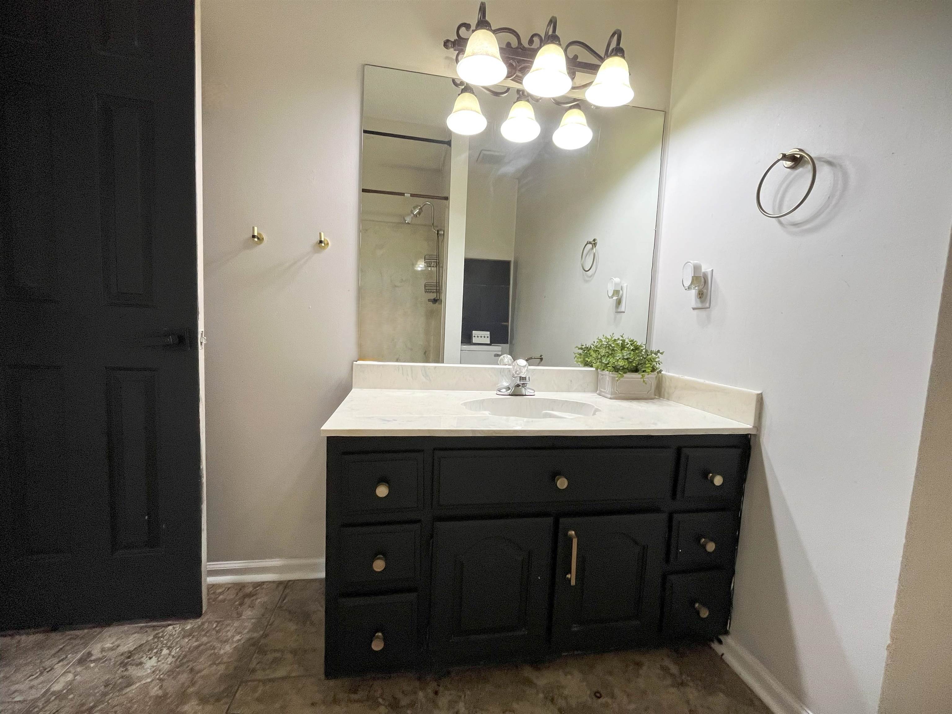 4020 Meade Lake Road Millington, TN 38053 - Photo 12 of 23 Bathroom featuring walk in shower and vanity