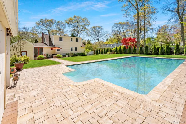 a view of swimming pool and outdoor space