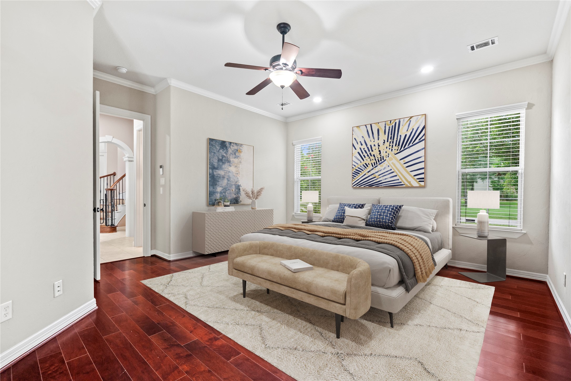 27434 Whispering Maple Way Spring, TX 77386 - Photo 23 of 41 Staged primary bedroom