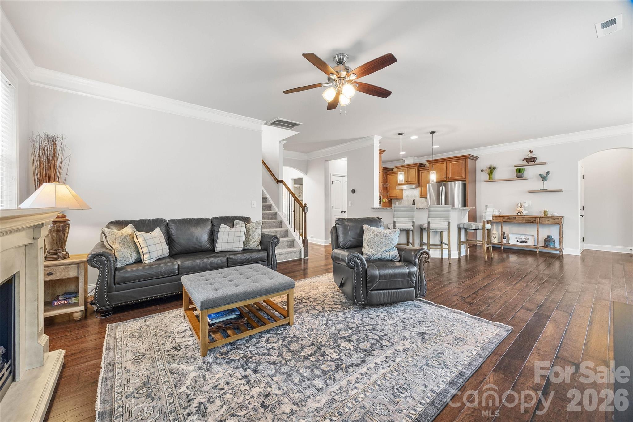 299 Annatto Way Tega Cay, SC 29708 - Photo 17 of 46 a living room with furniture and a wooden floor