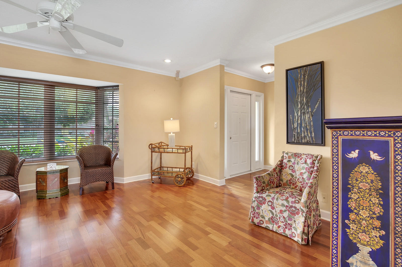 1031 Northwest 6th Street Boca Raton, FL 33486 - Photo 3 of 20 a living room with furniture and floor to ceiling windows