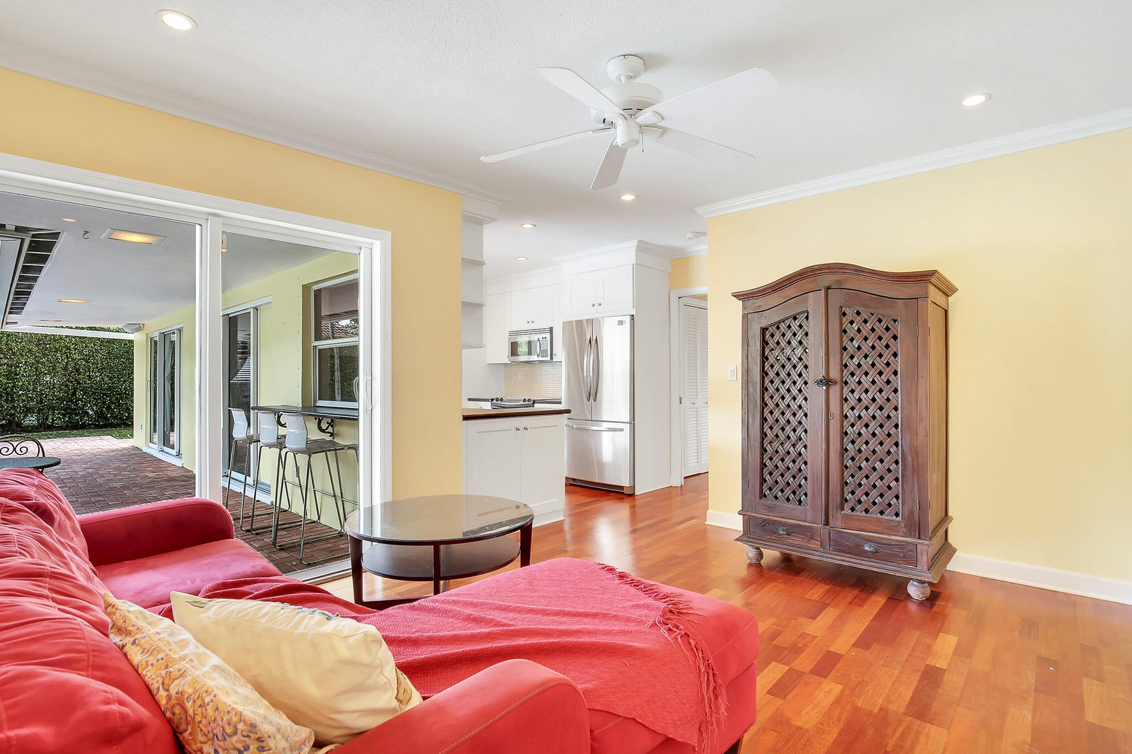 1031 Northwest 6th Street Boca Raton, FL 33486 - Photo 9 of 20 a bedroom with furniture and a large window