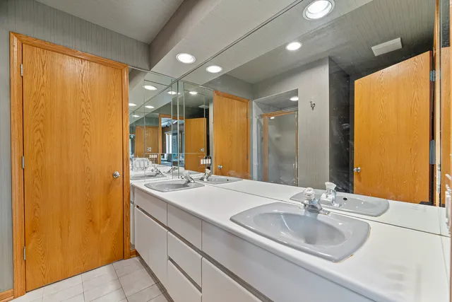 a bed room with a bed and a couch