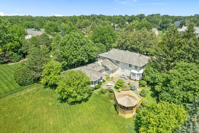 a view of yard with green space