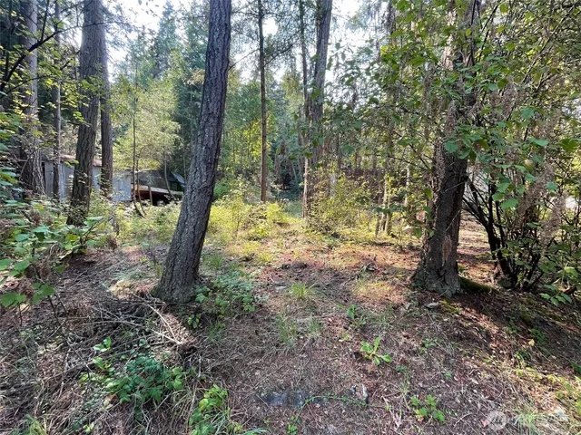a patio with yard table and chairs