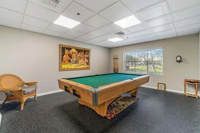 a room with furniture and a window