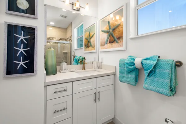 a house that has a table and chairs in it