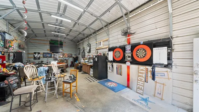 a group of people sitting in a room