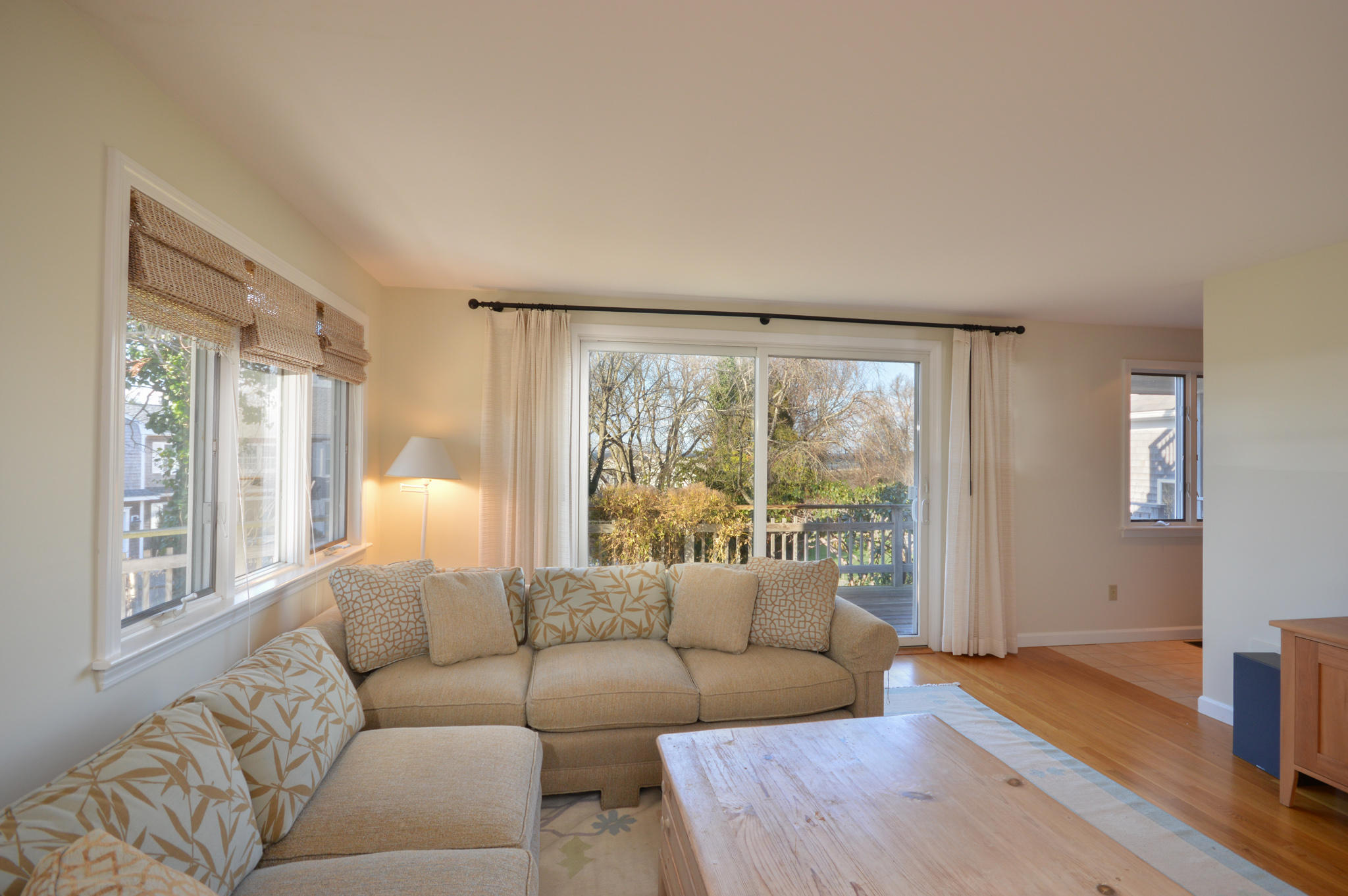 70 Indian Ridge Road Falmouth, MA 02540 - Photo 17 of 38 a living room with furniture and a large window