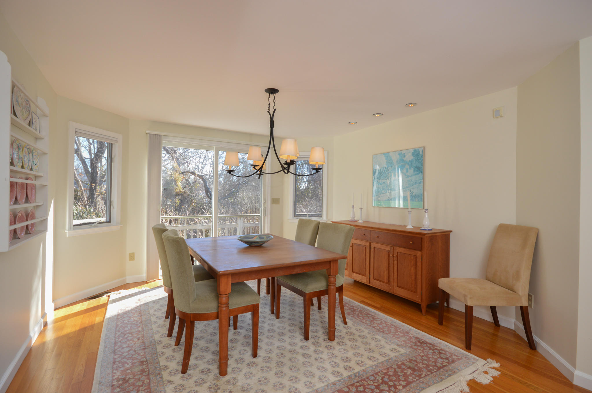 70 Indian Ridge Road Falmouth, MA 02540 - Photo 18 of 38 a view of a dining room with furniture window and wooden floor