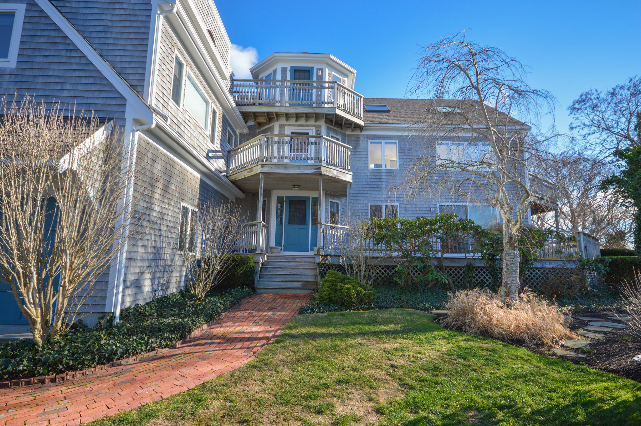 70 Indian Ridge Road Falmouth, MA 02540 - Photo 38 of 38 a front view of a house with garden