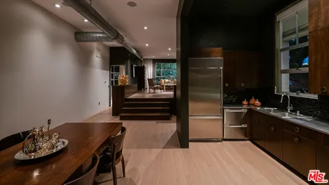 front view of a building with a street