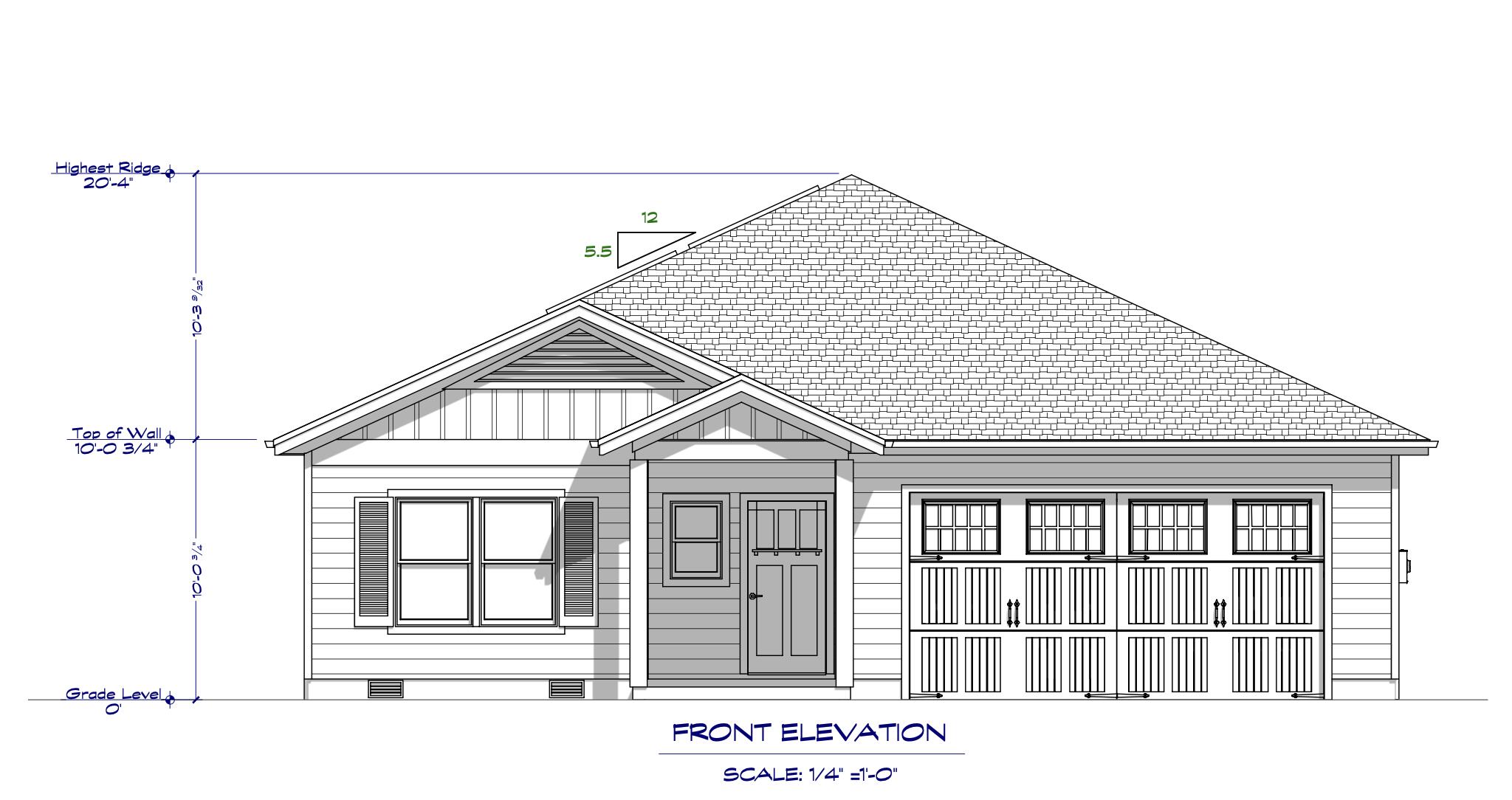 371 Randy Street Ashland, OR 97520 - Photo 33 of 35 371 front elevation
