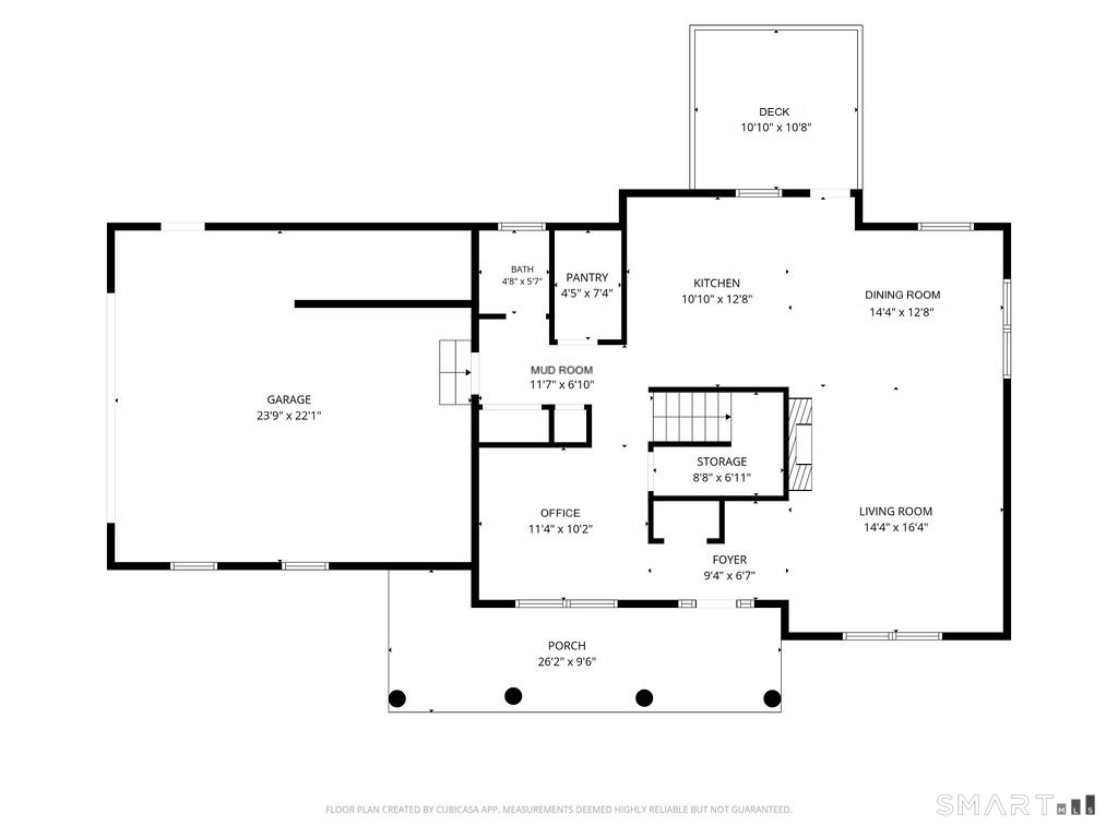 38 Barber Farm Road Lisbon, CT 06351 - Photo 24 of 25 FIRST FLOOR PLAN