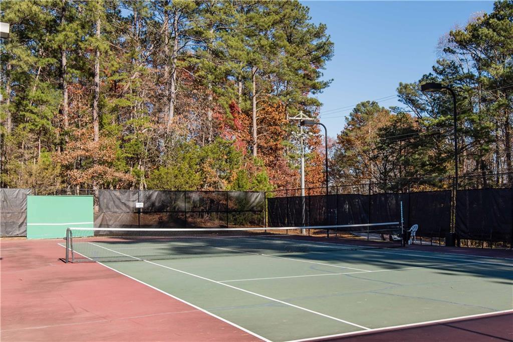 10121 Lakeview Parkway Villa Rica, GA 30180 - Photo 54 of 55 a view of a tennis court