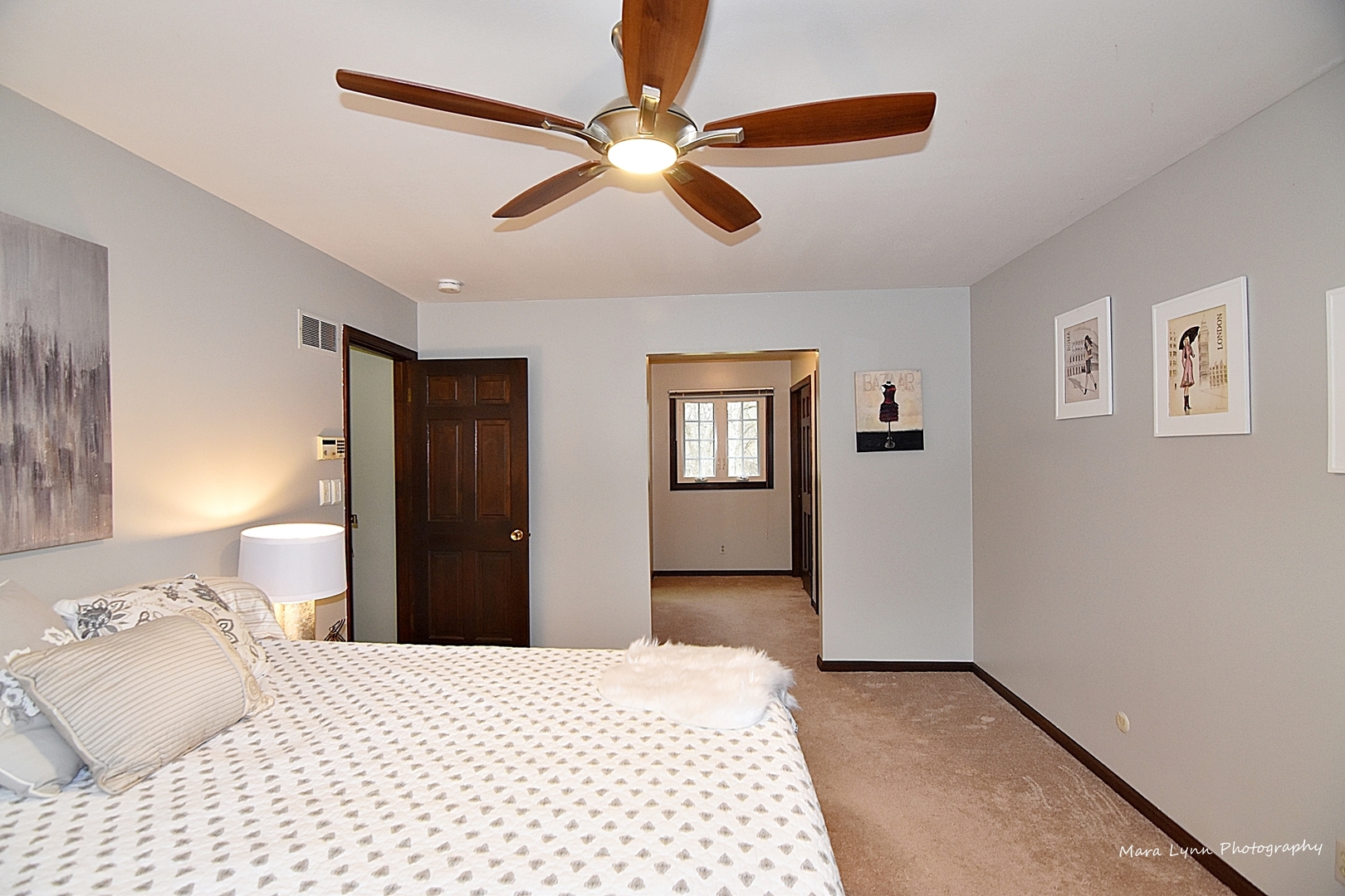 37-w473 Crane Road St. Charles, IL 60175 - Photo 23 of 37 a bedroom with a bed and a chandelier