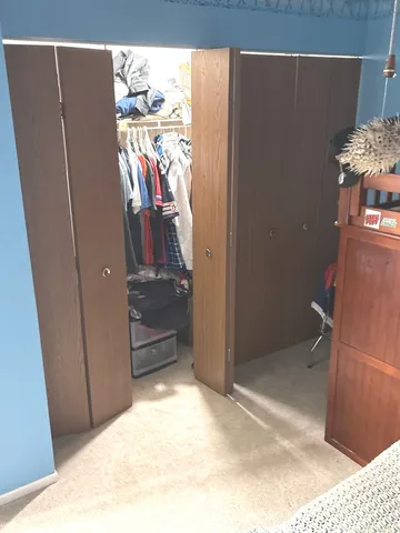 a view of walk in closet