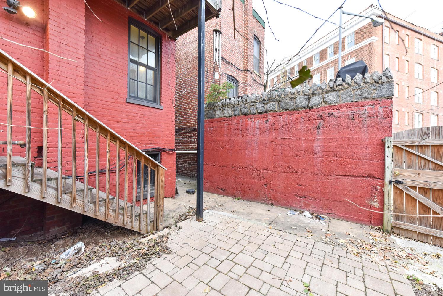 1504 Columbia Road Northwest Washington, DC 20009 - Photo 31 of 32 Backyard