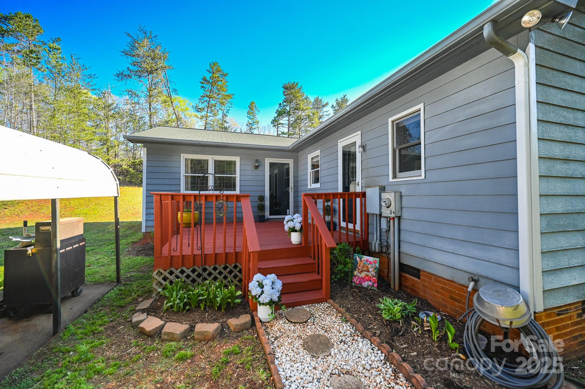 1469 Pearidge Road Bostic, NC 28018 - Photo 15 of 35 a view of a house with backyard and sitting area