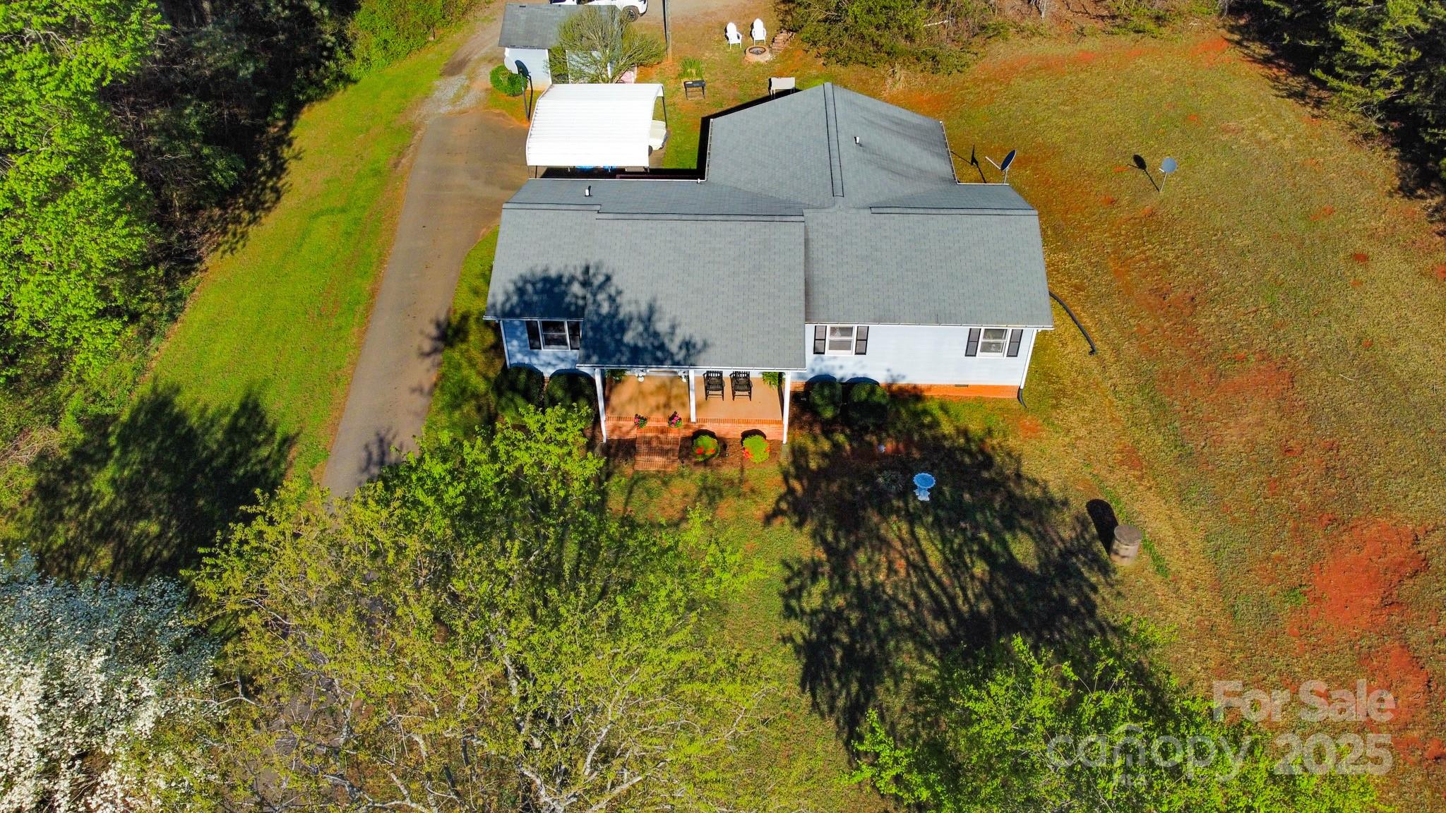 1469 Pearidge Road Bostic, NC 28018 - Photo 16 of 35 aerial view of a house with a yard