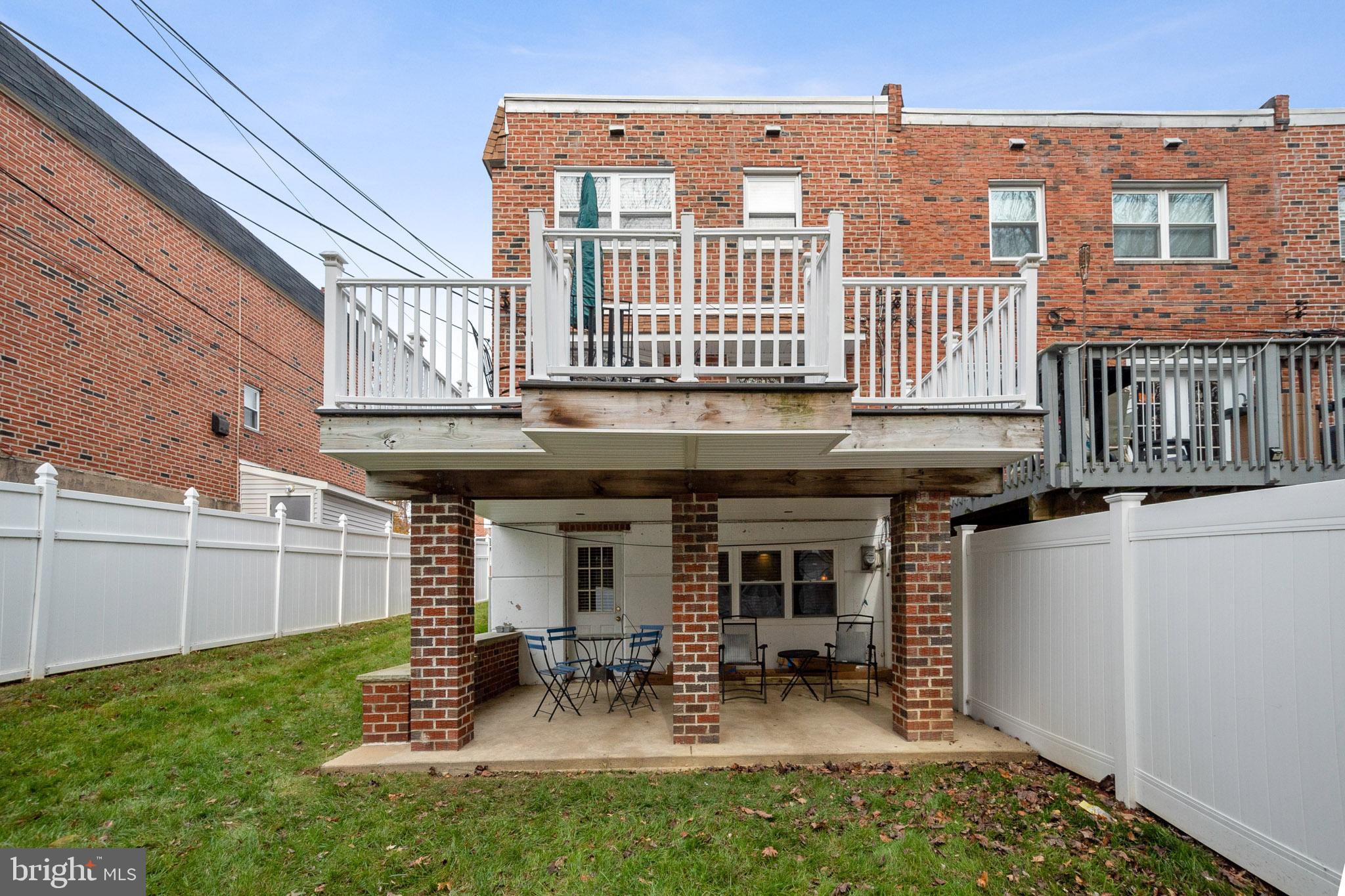 12817 Cabell Road Philadelphia, PA 19154 - Photo 27 of 30 a view of a patio with table and chairs and potted plants