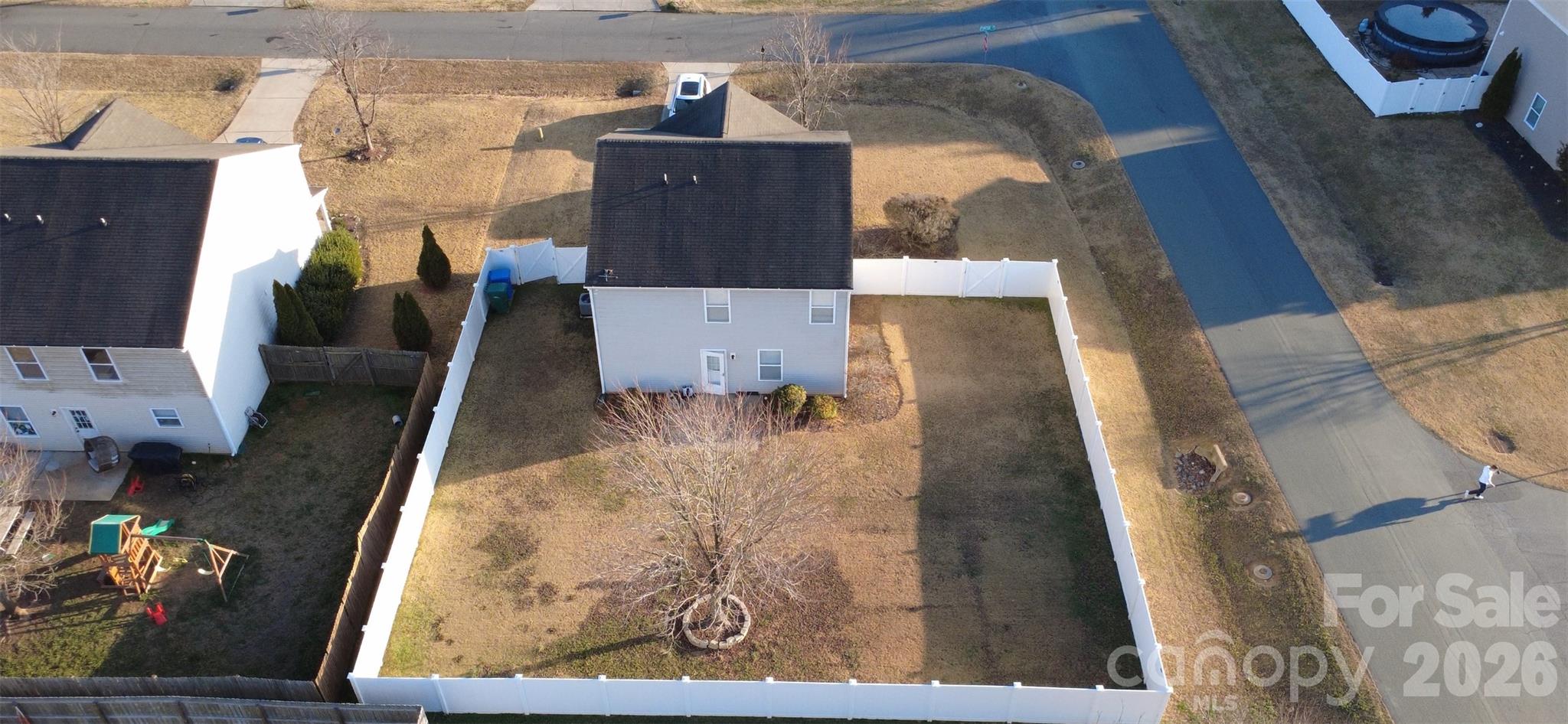 301 Foster Lane Albemarle, NC 28001 - Photo 3 of 41 an aerial view of a house with a yard