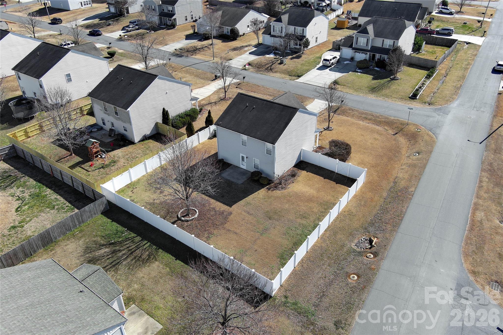 301 Foster Lane Albemarle, NC 28001 - Photo 41 of 41 an aerial view of a house with roof