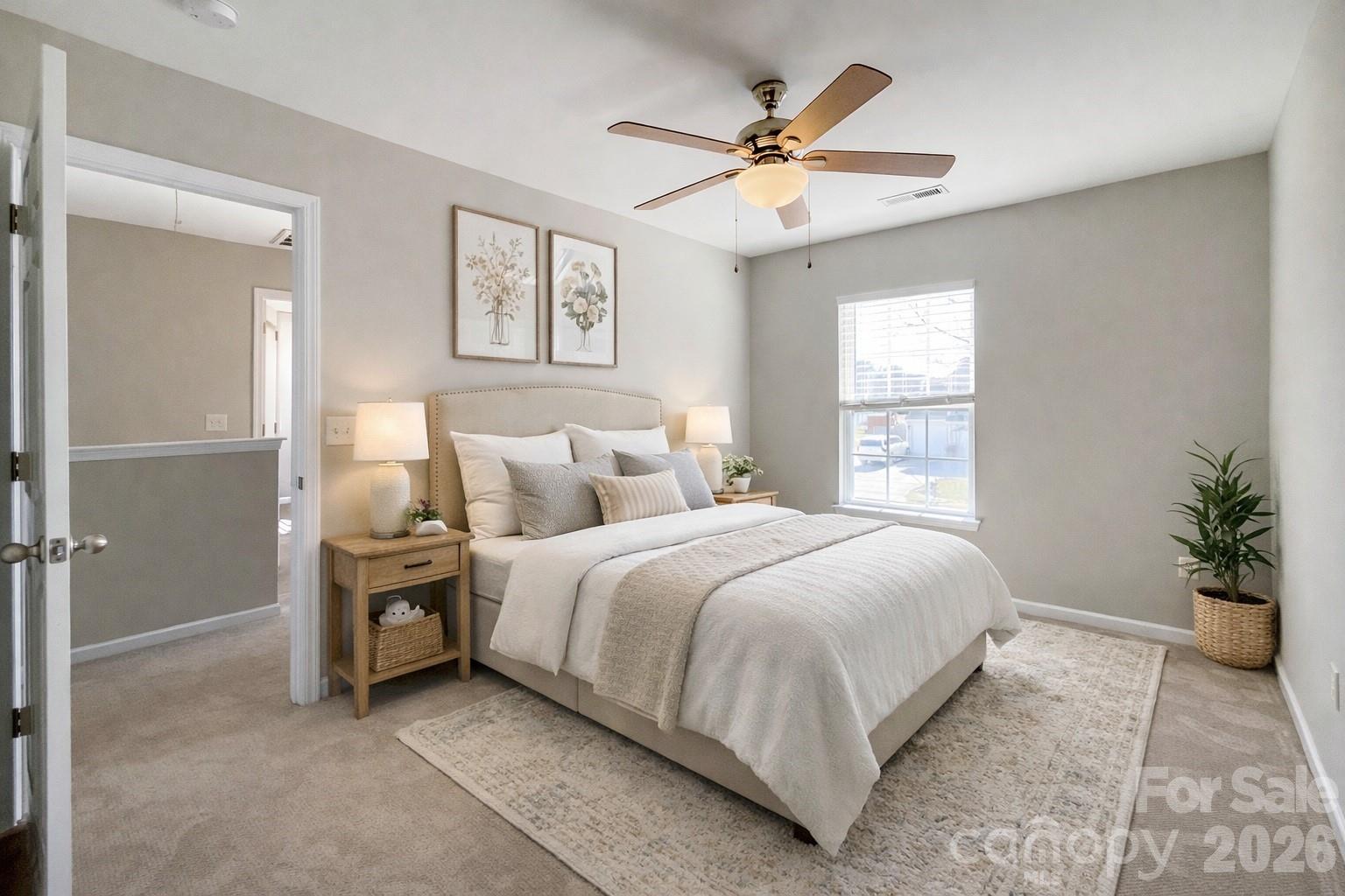 301 Foster Lane Albemarle, NC 28001 - Photo 8 of 41 a bedroom with bed and a window
