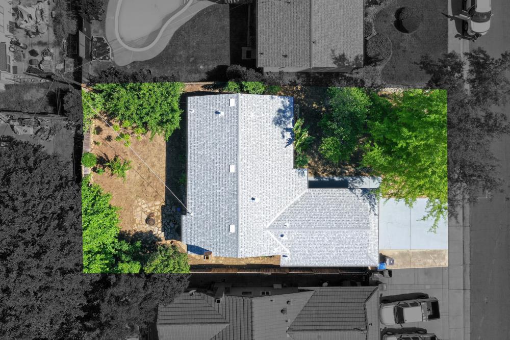 10653 Campana Way Rancho Cordova, CA 95670 - Photo 45 of 49 an aerial view of a house with a yard