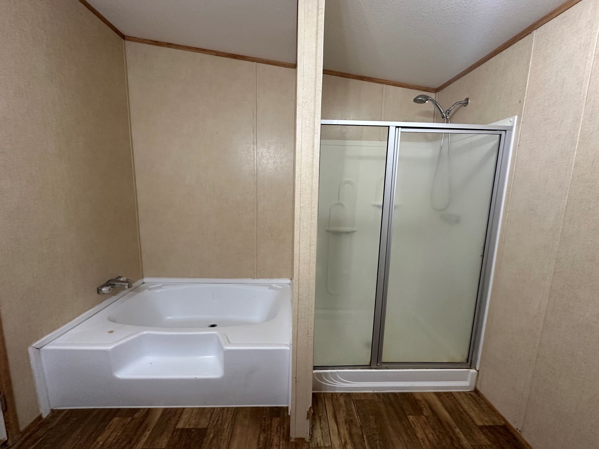 29 Brumley Street Huntsville, TX 77320 - Photo 14 of 17 a bathroom with a sink and shower