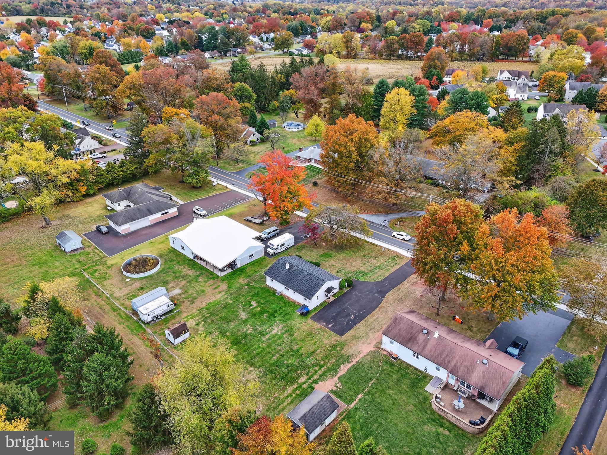 420 North Lewis Road Royersford, PA 19468 - Photo 26 of 28 an aerial view of residential houses with outdoor space