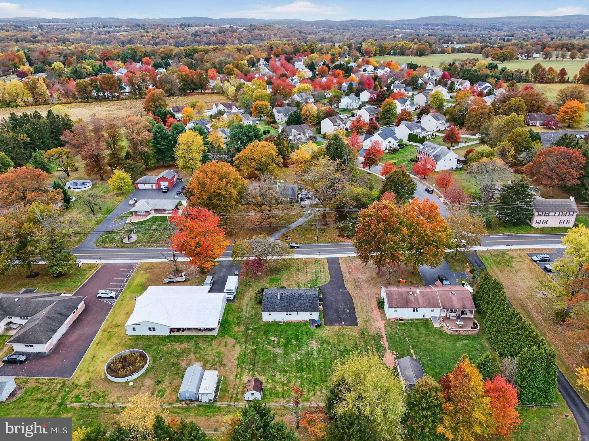 420 North Lewis Road Royersford, PA 19468 - Photo 28 of 28 an aerial view of a house with a garden