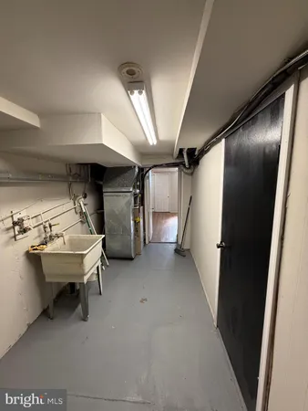 a room with storage and utility