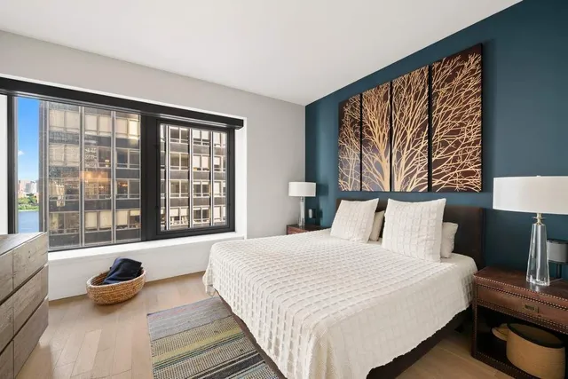 a living room with a couch and a table