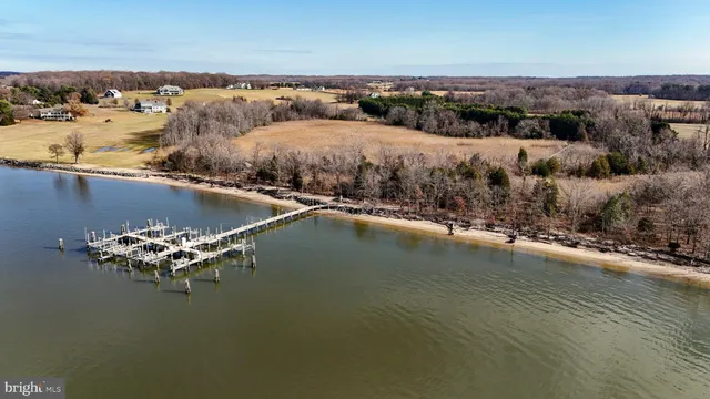 a view of a lake with outdoor space