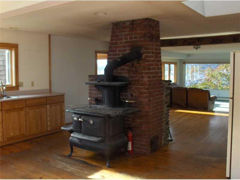Kitchen. Old fashion cookstove with...