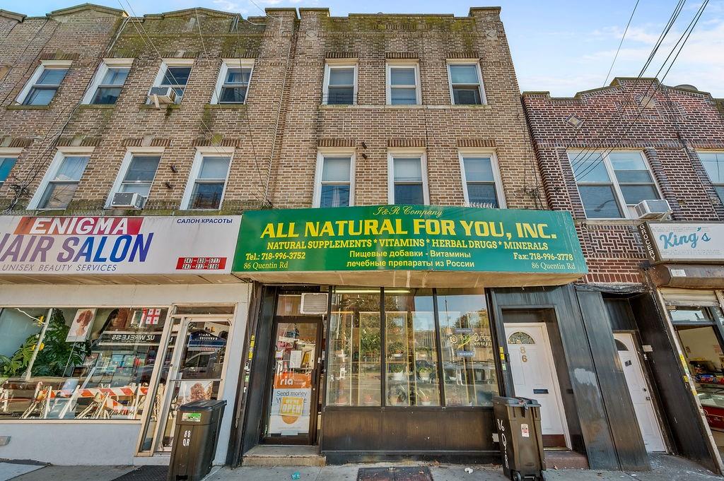 86 Quentin Road Brooklyn, NY 11223 - Photo 1 of 32 a front view of a building